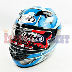 Helm nhk full face hot sale biru